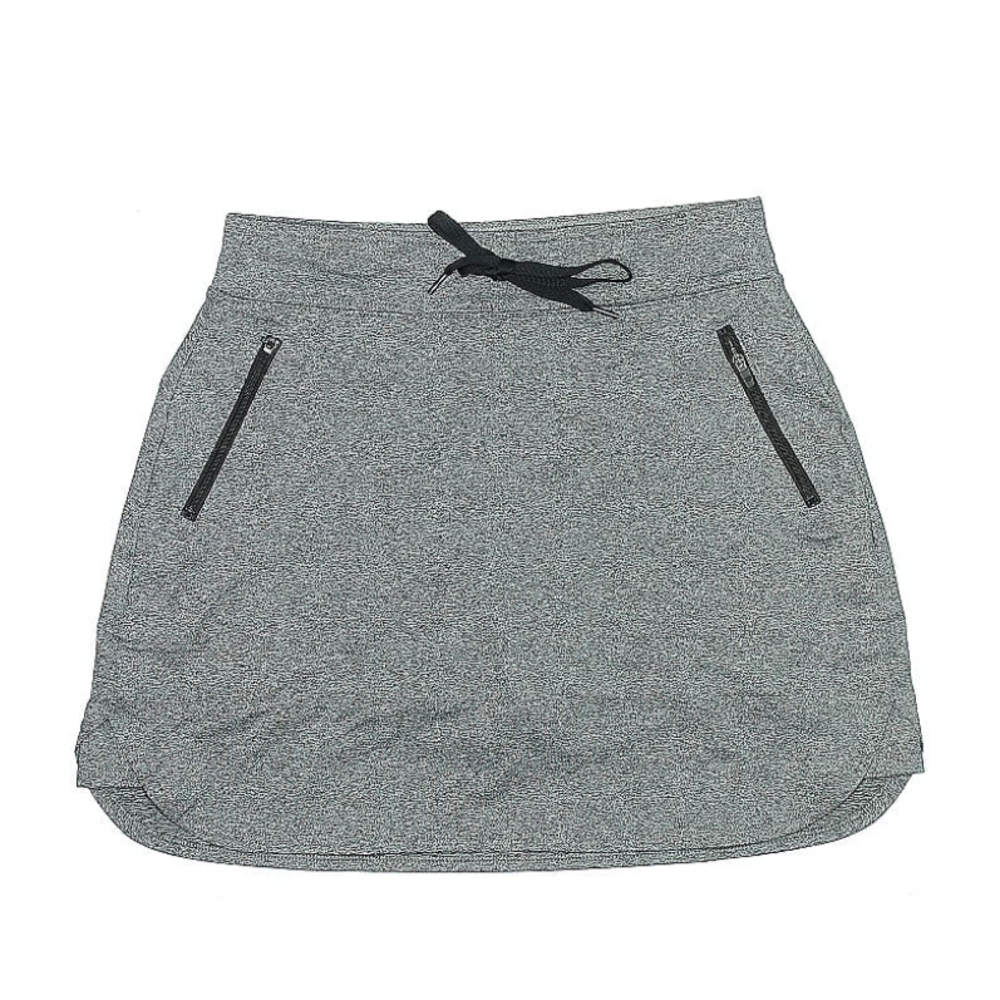 Skort Women Tek Gear Color Gray Size Large Pockets With Zipper All Excellent Con